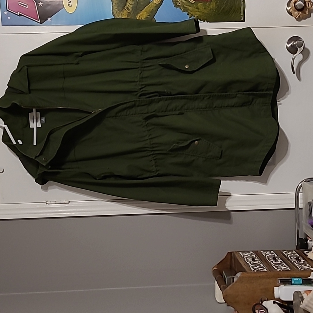 Dark Green Anorak Jacket from Old Navy